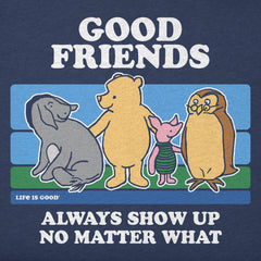 Kids Good Friends Winnie Short Sleeve Crusher Tee