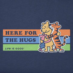 Kids Here for the Hugs Winnie & Friends Short Sleeve Crusher Tee