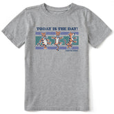 Kids Today is the Day Tiger Stripes Short Sleeve Crusher Tee
