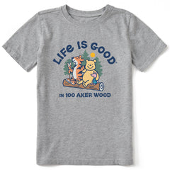 Kids LIG in 100 Aker Wood Winnie Short Sleeve Crusher Tee