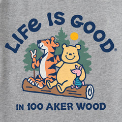 Kids LIG in 100 Aker Wood Winnie Short Sleeve Crusher Tee