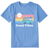 Kids Good Vibes Winnie & P Van Short Sleeve Crusher Tee