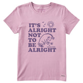 Women's Alright not to be Alright E Short Sleeve Tee