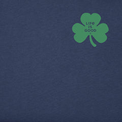 Men's Irish Clover Long Sleeve Crusher Tee