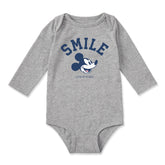 Baby Smile Steamboat Willie Long Sleeve Crusher Bodysuit
