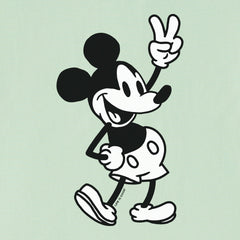 Toddler Steamboat Willie Peace Short Sleeve Crusher Tee