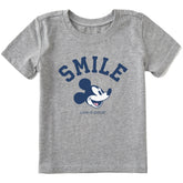 Smile Steamboat Willie Short Sleeve Toddler Crusher Tee