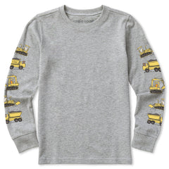 Kids Construction Crew Pals Long Sleeve Crusher Tee