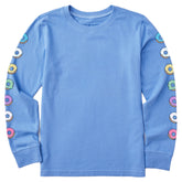 Kids Donuts Long Sleeve Crusher Tee