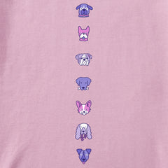 Kids Pups Party Long Sleeve Crusher Tee