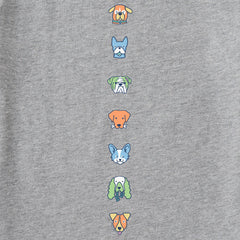 Kids Pups Party Long Sleeve Crusher Tee