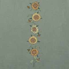 Women's Fall Sunflowers Long Sleeve Crusher Tee