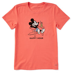 Women's Happy Hour Willie Adirondack Short Sleeve Crusher Tee