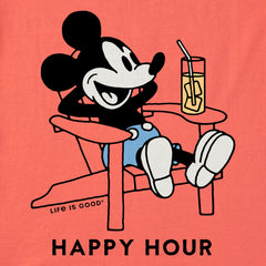 Women's Happy Hour Willie Adirondack Short Sleeve Crusher Tee