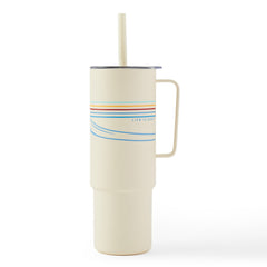 Adult Unisex Wave Stripe 32 oz. Cup and Straw
