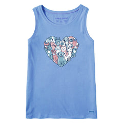 Women's Heart of Dogs Crusher Tank