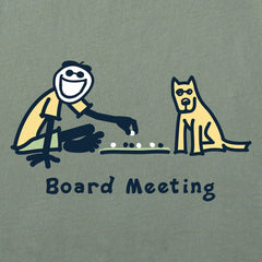 Men's Jake & Rocket Board Meeting Short Sleeve Crusher Tee