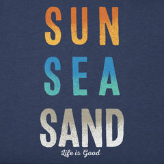 Men's Sun Sea Sand Short Sleeve Crusher Tee