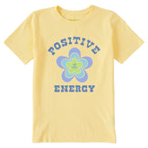 Kids Positive Energy Nesting Flowers Short Sleeve Crusher Tee