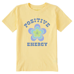 Kids Positive Energy Nesting Flowers Short Sleeve Crusher Tee