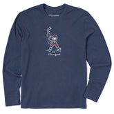 Men's Jake Hockey Swing Long Sleeve Crusher Tee