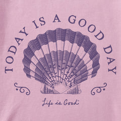 Women's Antique Good Day Shell Short Sleeve Crusher Tee