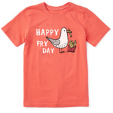 Kids Happy Fry Day Short Sleeve Crusher Tee
