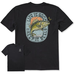Men's Keep it Reel Bass Jump Short Sleeve Crusher Tee