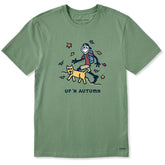 Men's Jake & Rocket Up 'n Autumn Short Sleeve Crusher Tee