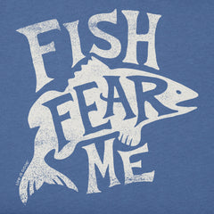 Men's Typeout Fish Fear Me Short Sleeve Crusher Tee
