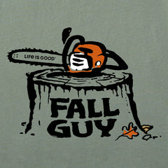 Men's Fall Guy Saw Long Sleeve Crusher Tee