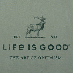 Men's Art of Optimism Buck Short Sleeve Tee