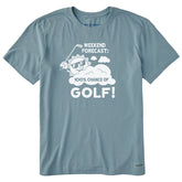 Men's 100% Chance of Golf Short Sleeve Crusher-LITE Tee