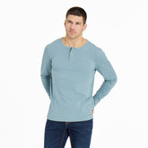 Men's Solid Long Sleeve Crusher-LITE Slim Fit Henley