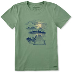 Women's Dock Sunset W Short Sleeve Crusher Tee