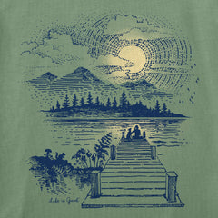 Women's Dock Sunset W Short Sleeve Crusher Tee