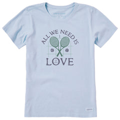 Women's All We Need Tennis Short Sleeve Crusher Tee