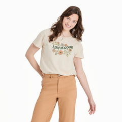 Women's Clean Garden Slub Easy Fit Tee
