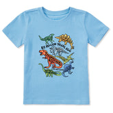 Toddler Life was Good for Dinosaurs Short Sleeve Crusher Tee