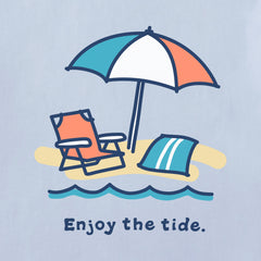 Baby Enjoy the Tide Short Sleeve Crusher Bodysuit