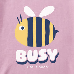 Baby Busy Bee Short Sleeve Crusher Baby Bodysuit