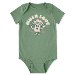 Baby Mush Love Short Sleeve Crusher Bodysuit