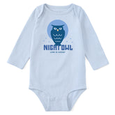 Baby Crafty Night Owl Clean Long Sleeve Crusher Bodysuit