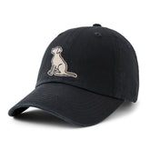 Adult Unisex Vintage Sitting Dog Chill Cap