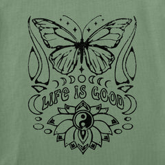 Women's Butterfly Yin Yan Crusher-LITE Shrunken Tee