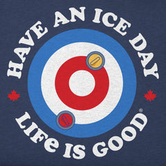 Men's Ice Day Curling Short Sleeve Crusher Tee