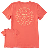 Women's DWYL Make Every Day Count Coin Short Sleeve Crusher Tee