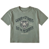 Women's Gather Tiger Short Sleeve Crusher Boxy Tee