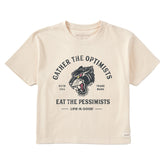 Women's Gather Panther Short Sleeve Crusher Boxy Tee