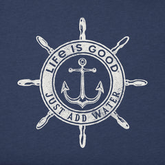 Men's Just Add Water Anchor Compass Short Sleeve Tee